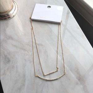 NWT Loft double decker necklaces